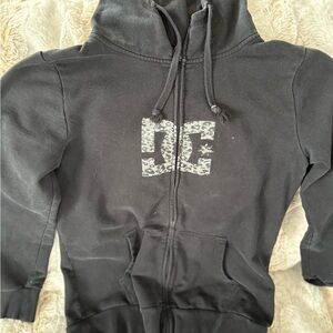 DC Black Zip-Up Hoodie